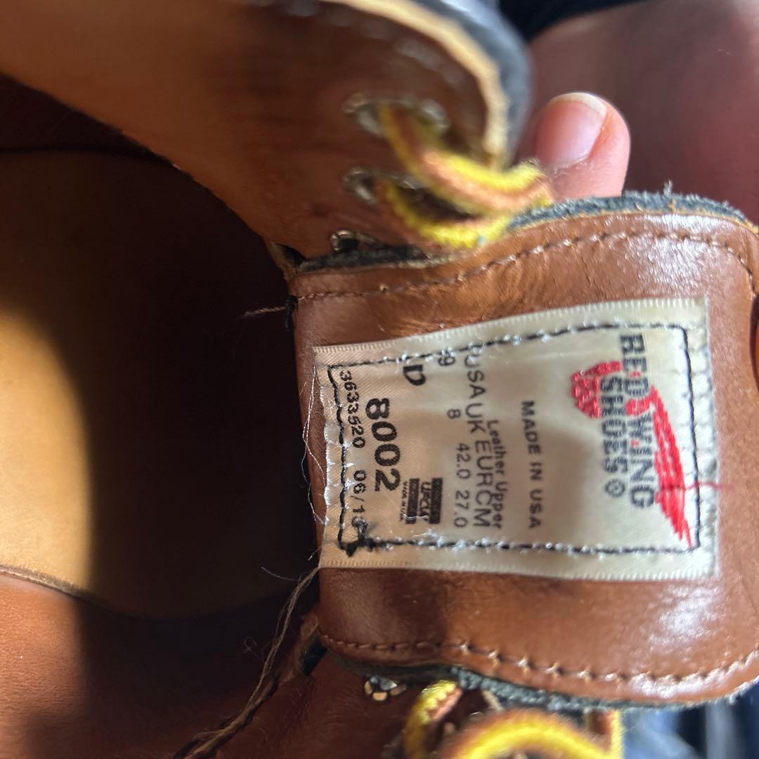 red wing 8002 廃盤　US9 27cm