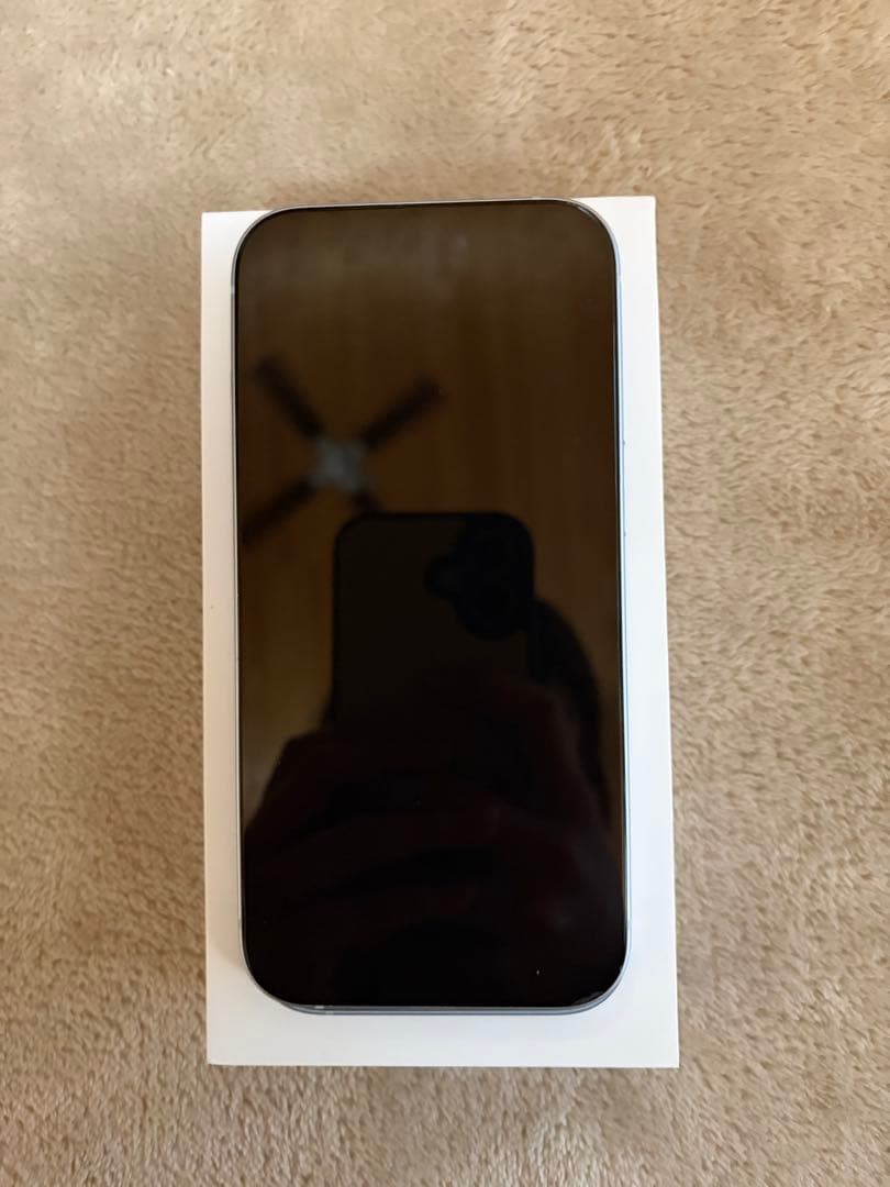 iPhone15 ブルー 128GB SIMフリー 箱、充電ケーブル付き