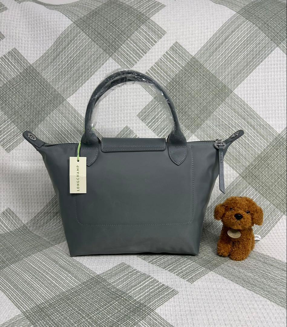 《LONGCHAMP》プリアージュ トップハンドバッグ　S/グレー