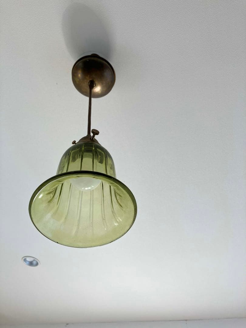 ベル型 ガラス ペンダントライト