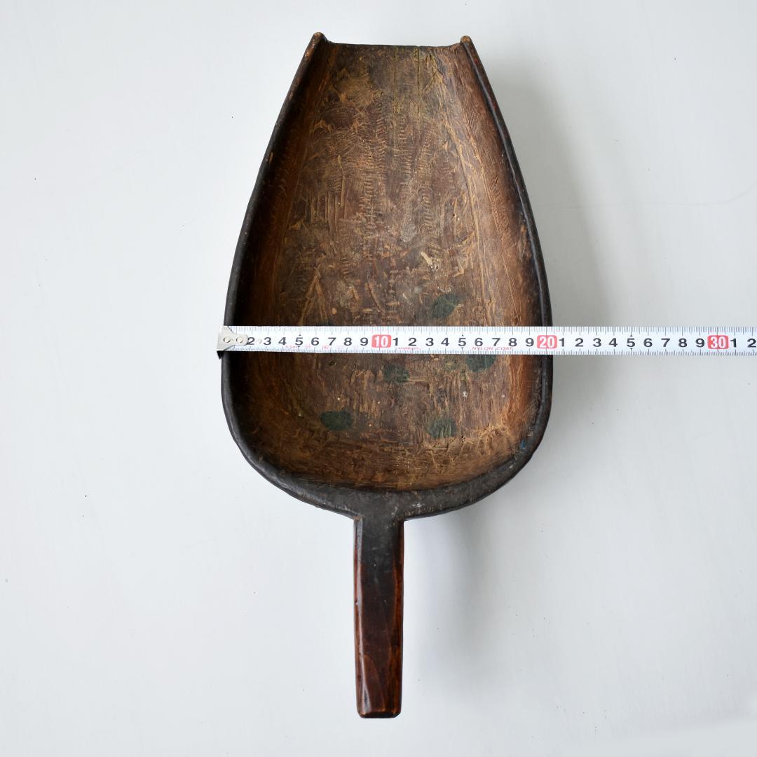 李朝時代 木製 柄杓 19世紀頃 済州島 韓国 朝鮮 高麗 古道具工芸民藝民芸