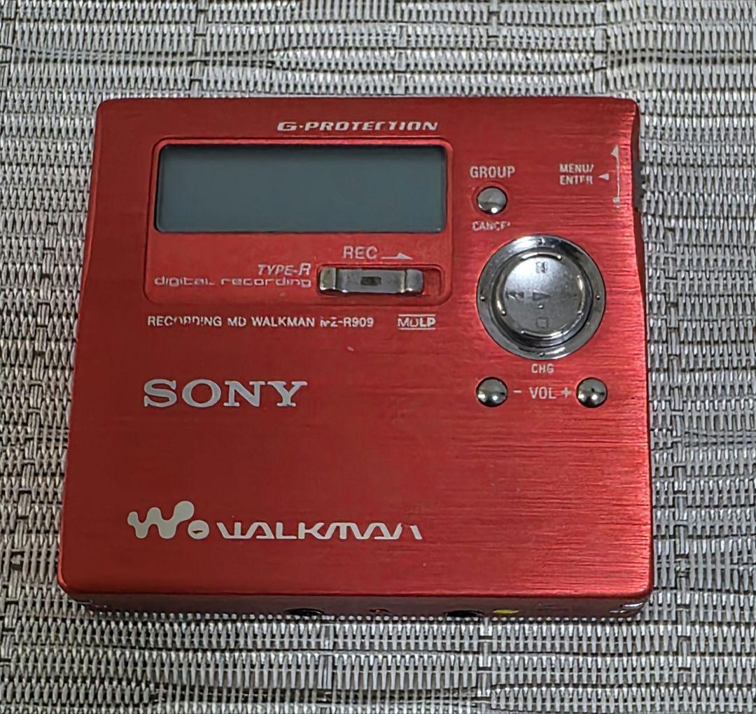 SONY　ソニー MZ-R909　外付け電池ボックス付き