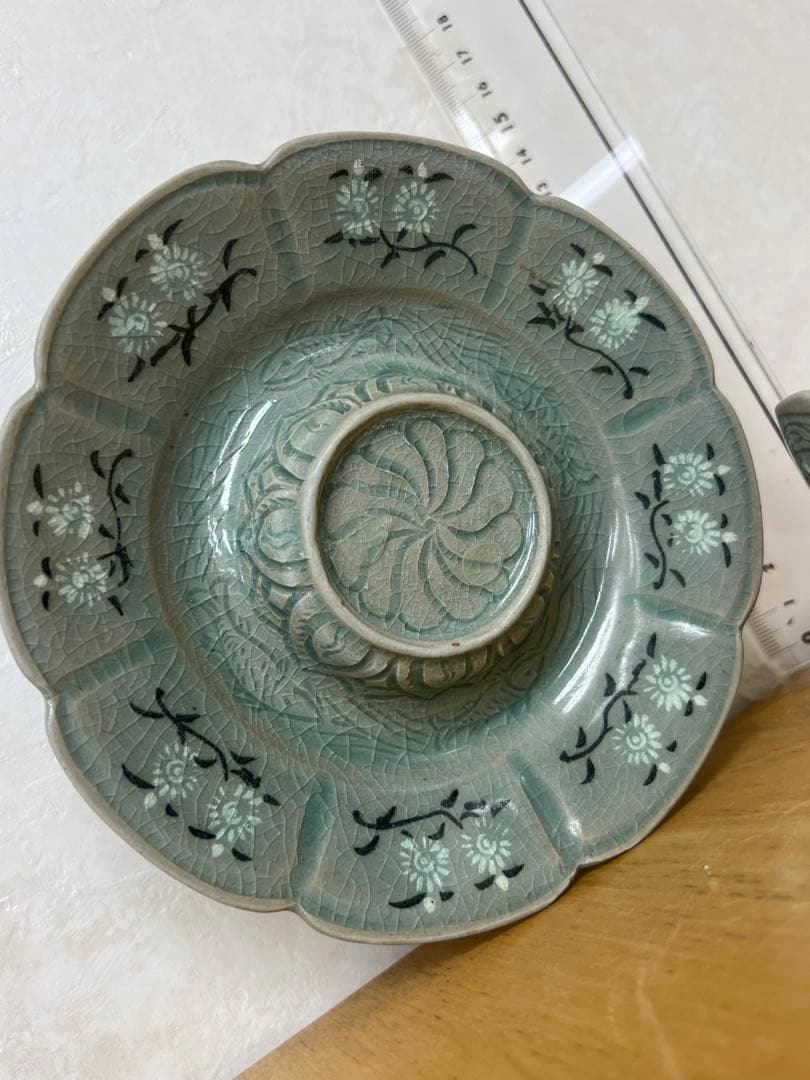 中国　朝鮮李朝高麗コップ　古美術　唐物コレクション韓国骨董アンティーク江戸　青磁