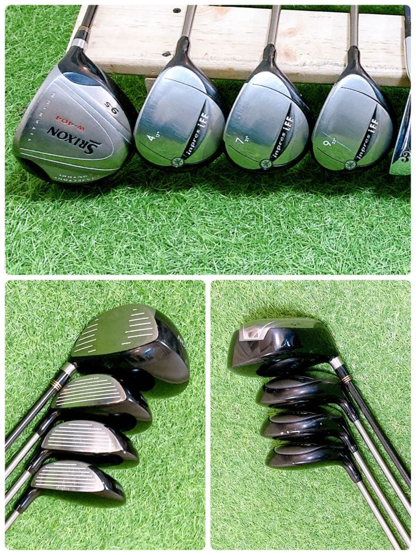 H15 スリクソン　初心者オススメ　ゴルフ　クラブセット　メンズ　14本