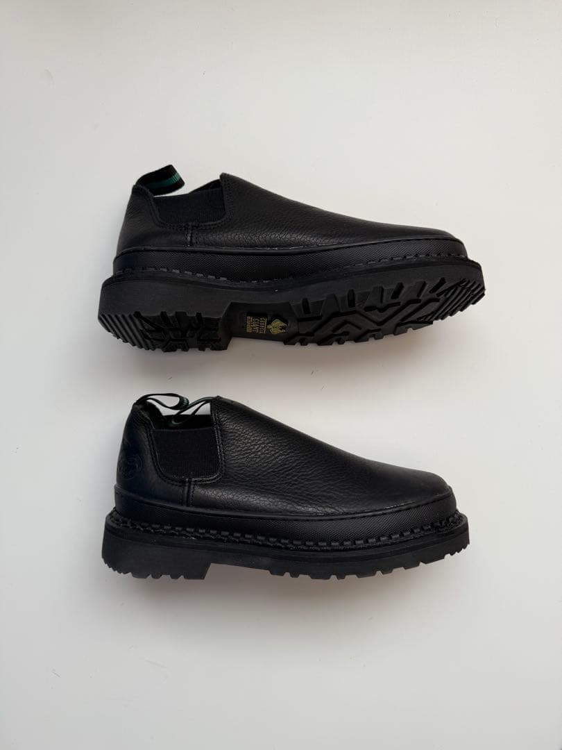 ia Boot ジャイアントロメオワークシューズ サイドゴア ブラック