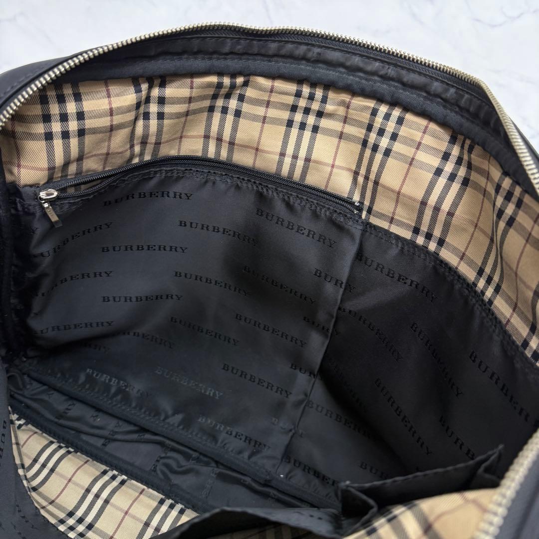 ☆極美品☆ BURBERRY ビジネスバッグ　ブラック　2way ノバチェック