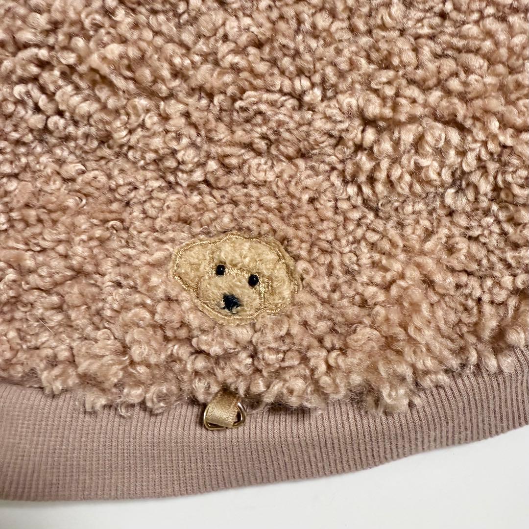 デニムローズ　ワッペンボアジャケット