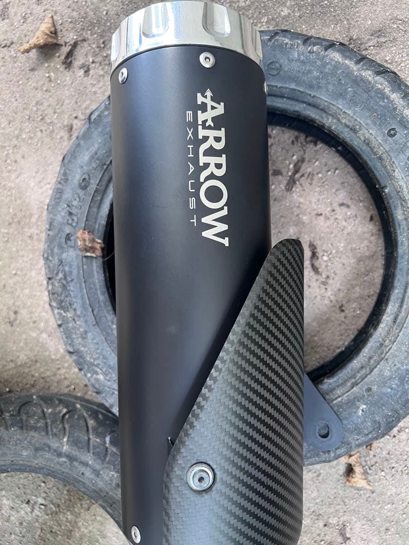 CL250 500用　ARROW EXHAUST ブラック マフラー　ホンダ