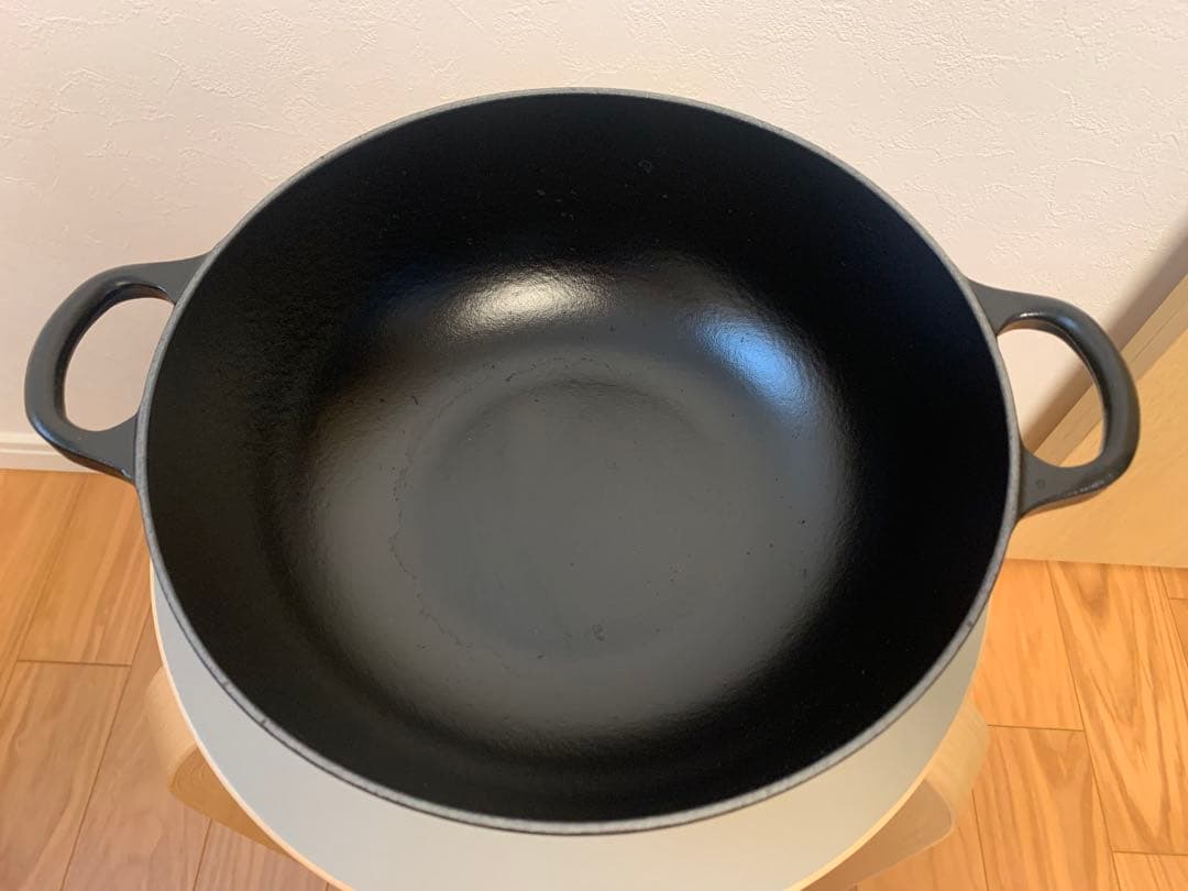 LE CREUSET　ル・クルーゼ　マルミット　26cm　マットブラック　未使用