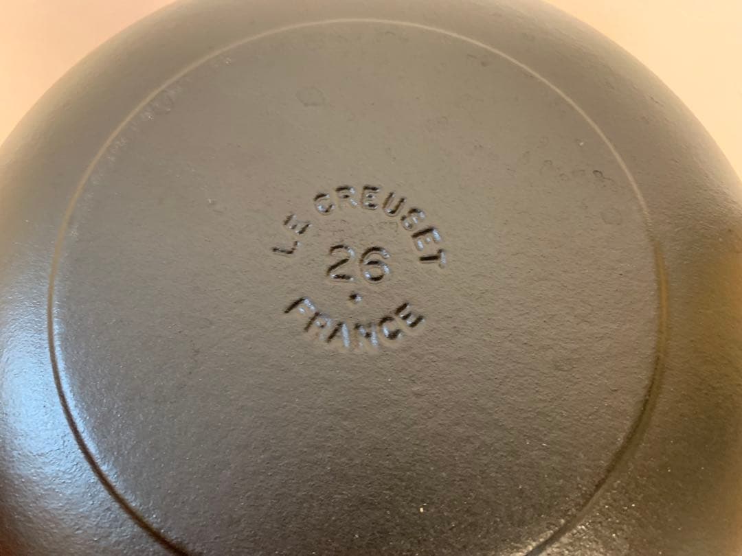 LE CREUSET　ル・クルーゼ　マルミット　26cm　マットブラック　未使用