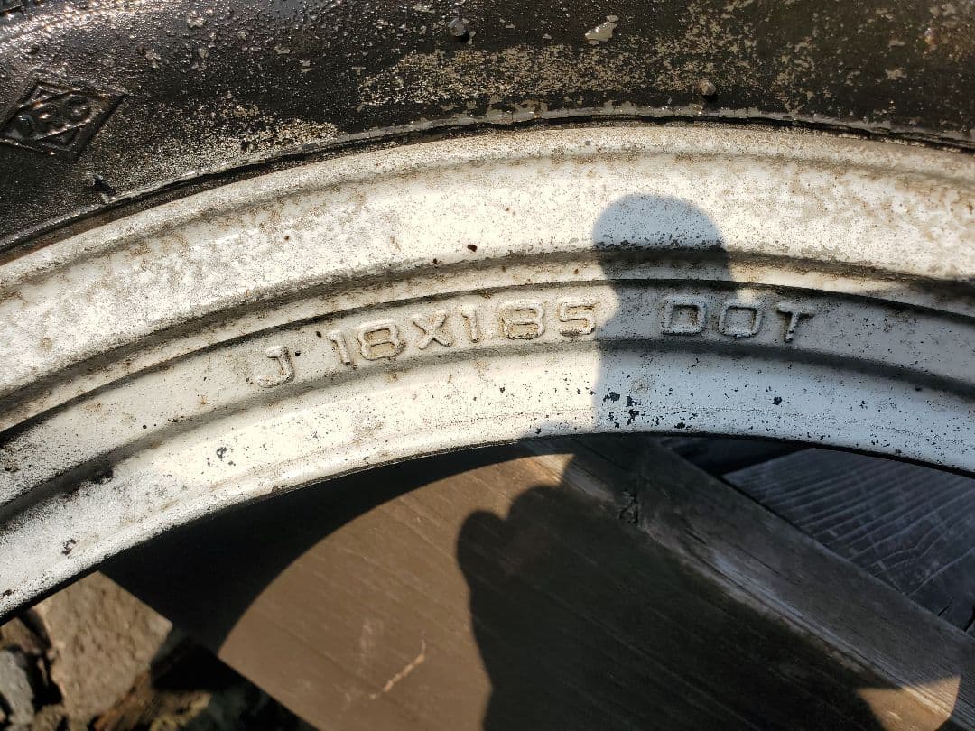 gsx400eゴキ　純正ホイールセット