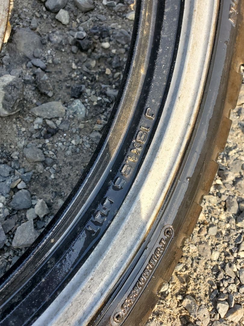 gsx400eゴキ　純正ホイールセット