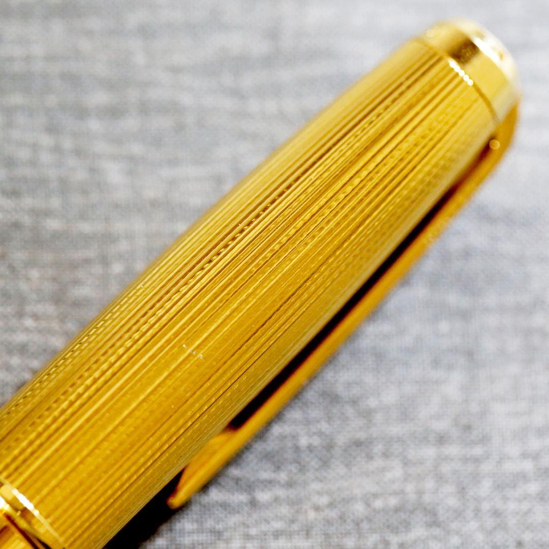 【美品 送料込み】デュポン 万年筆 オランピオ ゴールド
