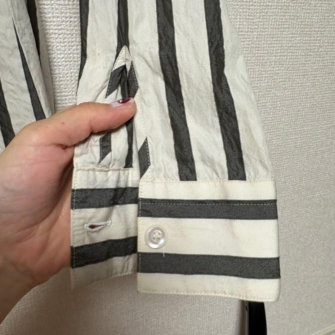 美品✴︎The Secret Closet シクラス ストライプシャツ　ブラウス