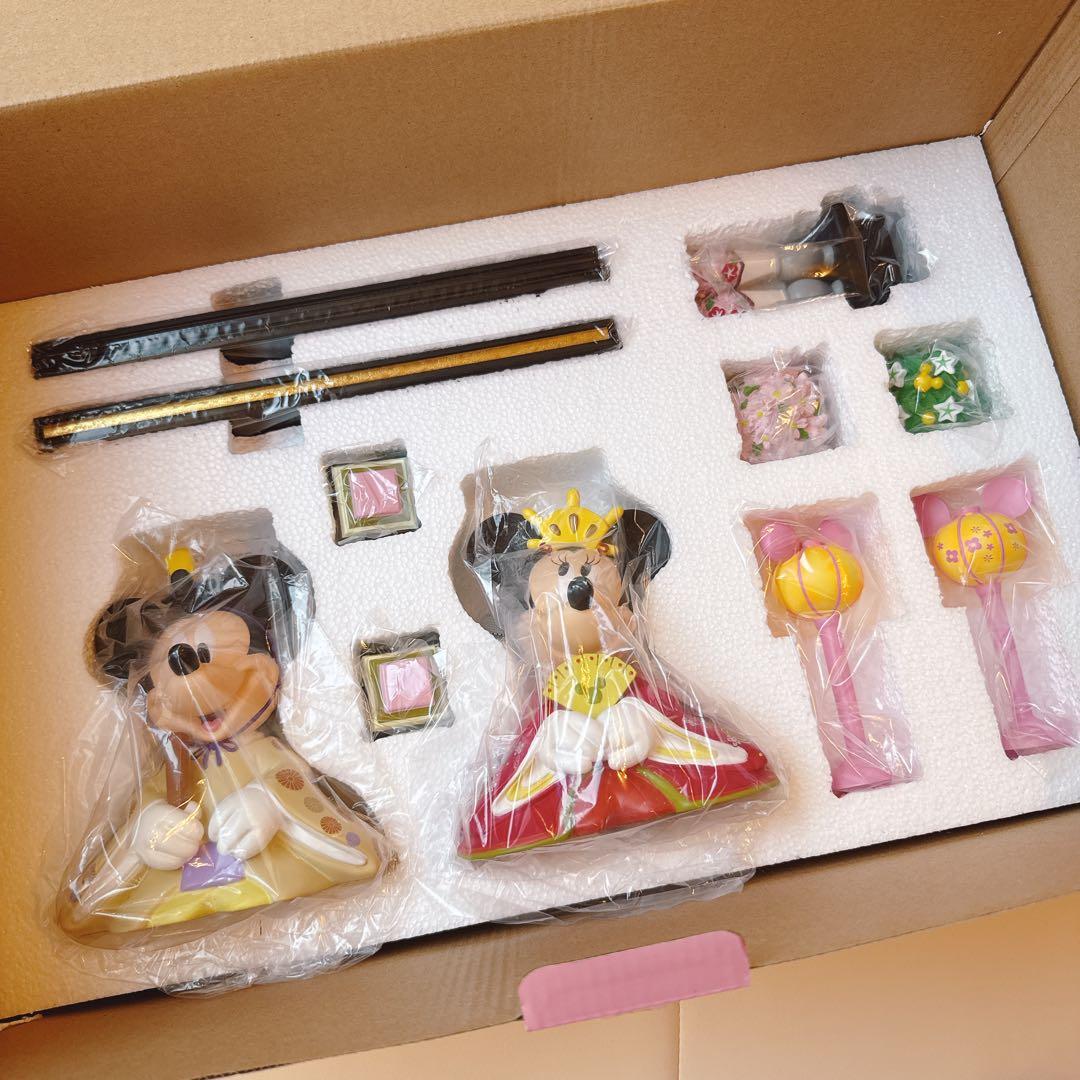 ディズニー 親王飾り 雛人形 お雛様 ミッキー＆ミニー ひな祭り ベルメゾン