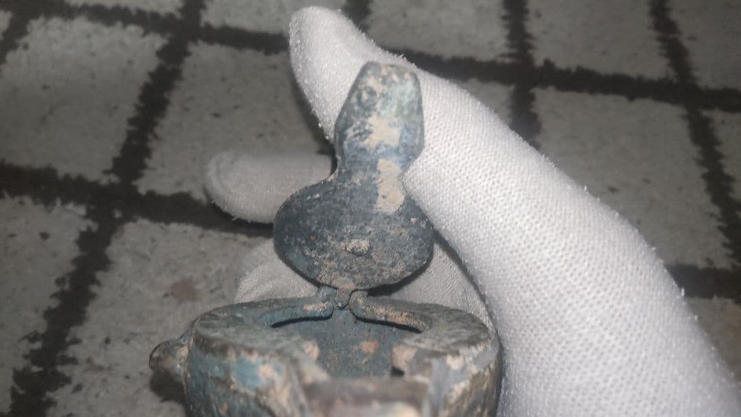 【博物館級】アンティーク 中世 イスラム ブロンズ オイルランプ