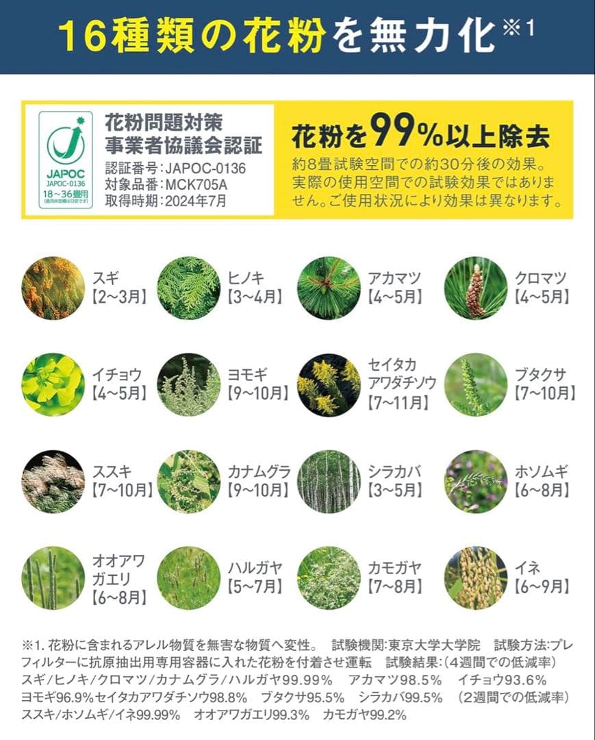 p*y様 Daikin 2025年モデル 加湿 空気清浄機 MCK705A-W