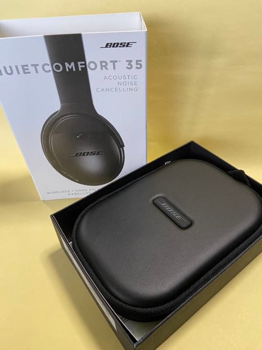 ノイズキャセリングヘッドホンBOSE QUIETCOMFORT 35 BLACK