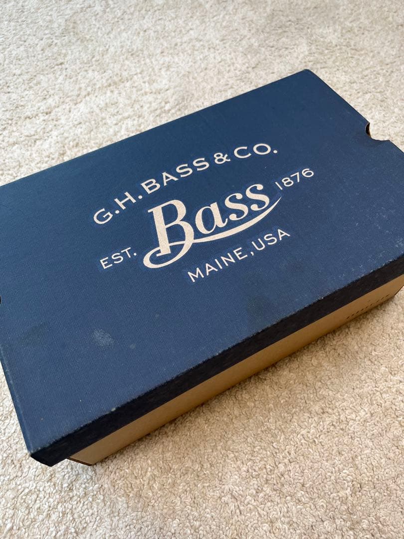 新品 G.H Bass&Co. モカシン ブラック US8 ボックス付
