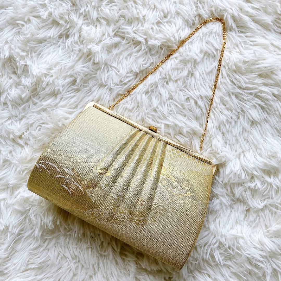 極美品✨和装　草履バッグセット　金糸豪華織物礼装用 Mサイズ フォーマル