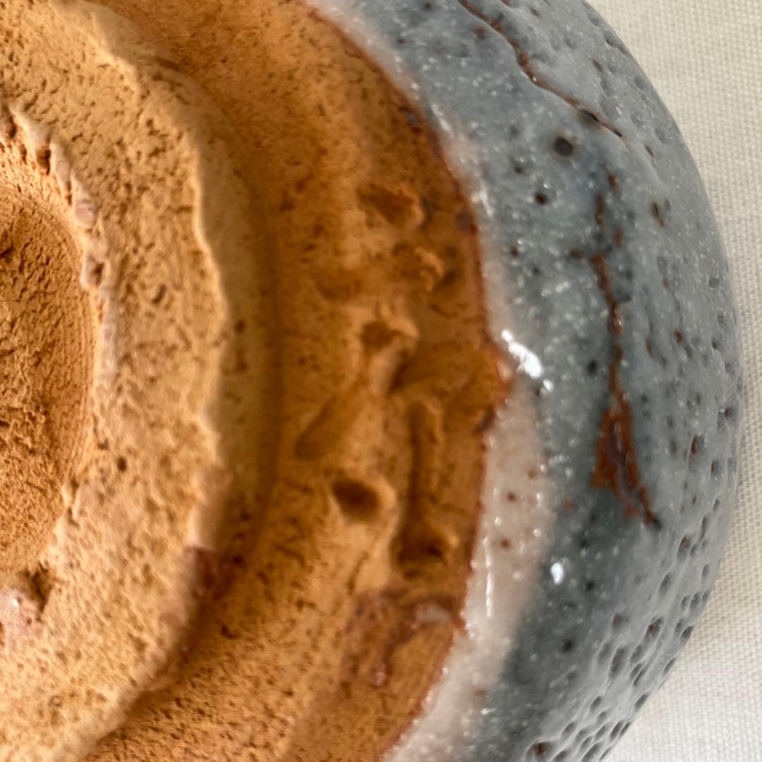 林亮次　鼠志野　荘山窯　茶碗　抹茶椀　茶道具　ヴィンテージ　美濃焼　岐阜県岐阜市