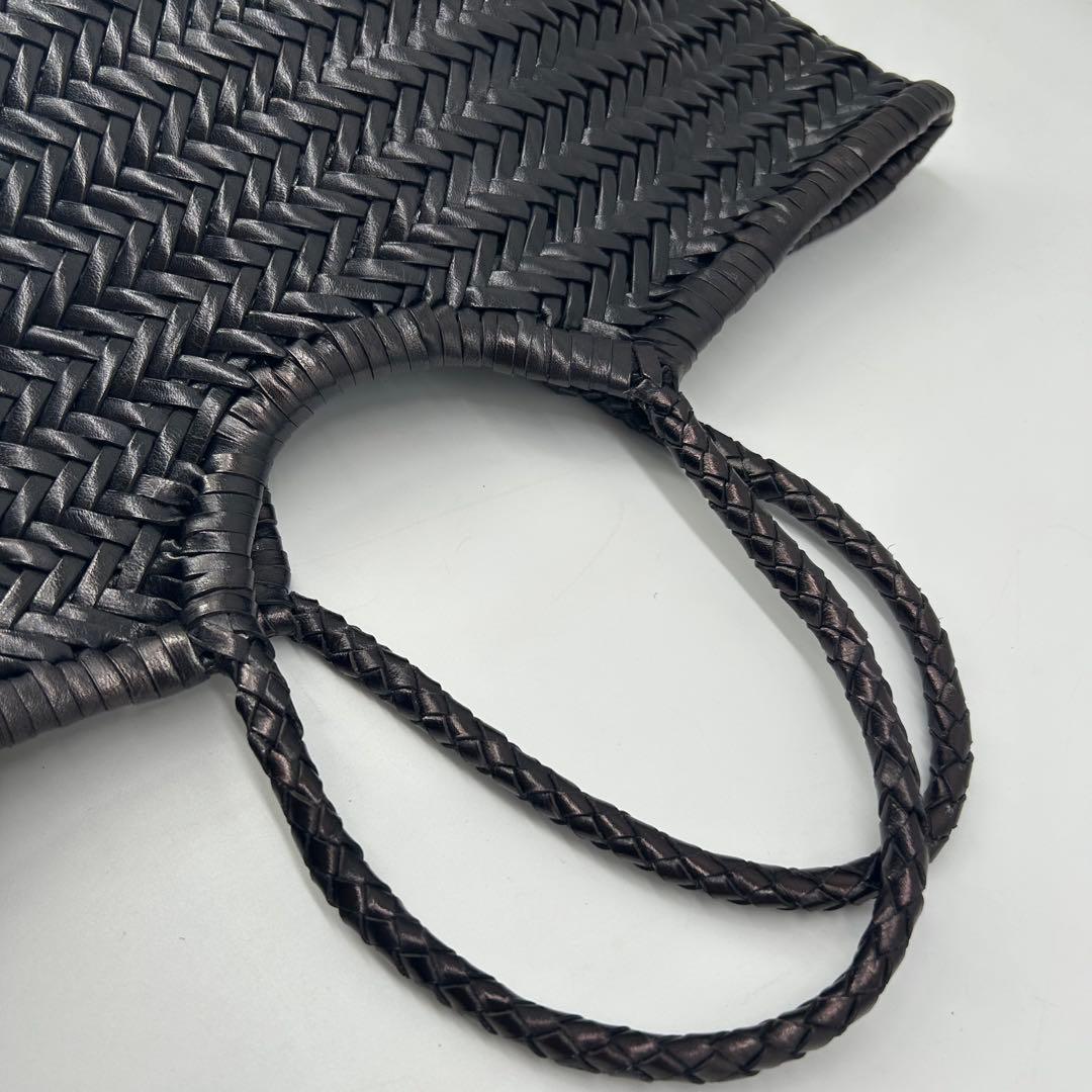 未使用級✨Dragon CHRISTOPHER レザー 編み込み トートバッグ