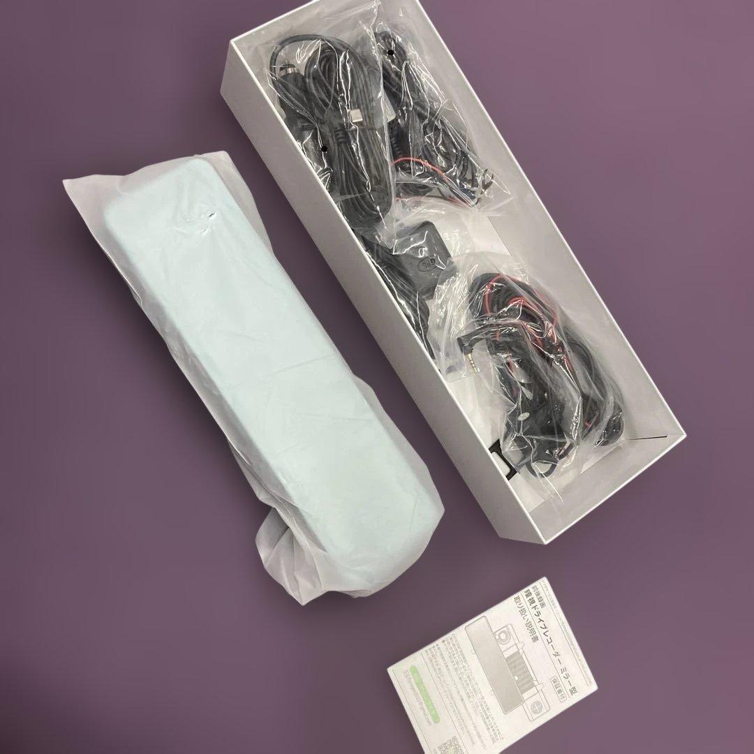 ドライブレコーダー ミラー型　2025年 4K HD画質　降圧ケーブル　ドラレコ