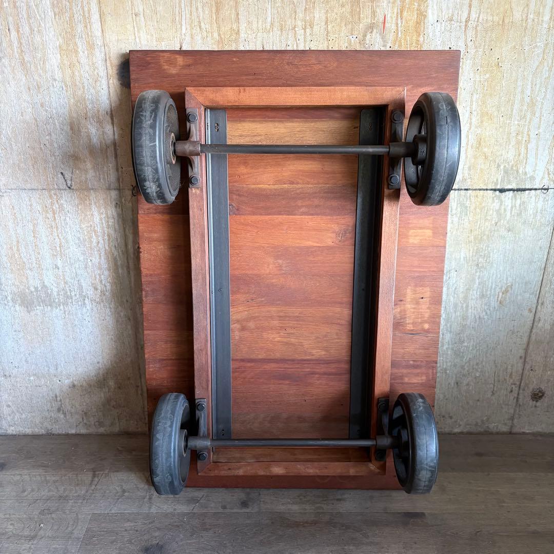 CRASH GATE 関家具　車輪付きローテーブル　センターテーブル