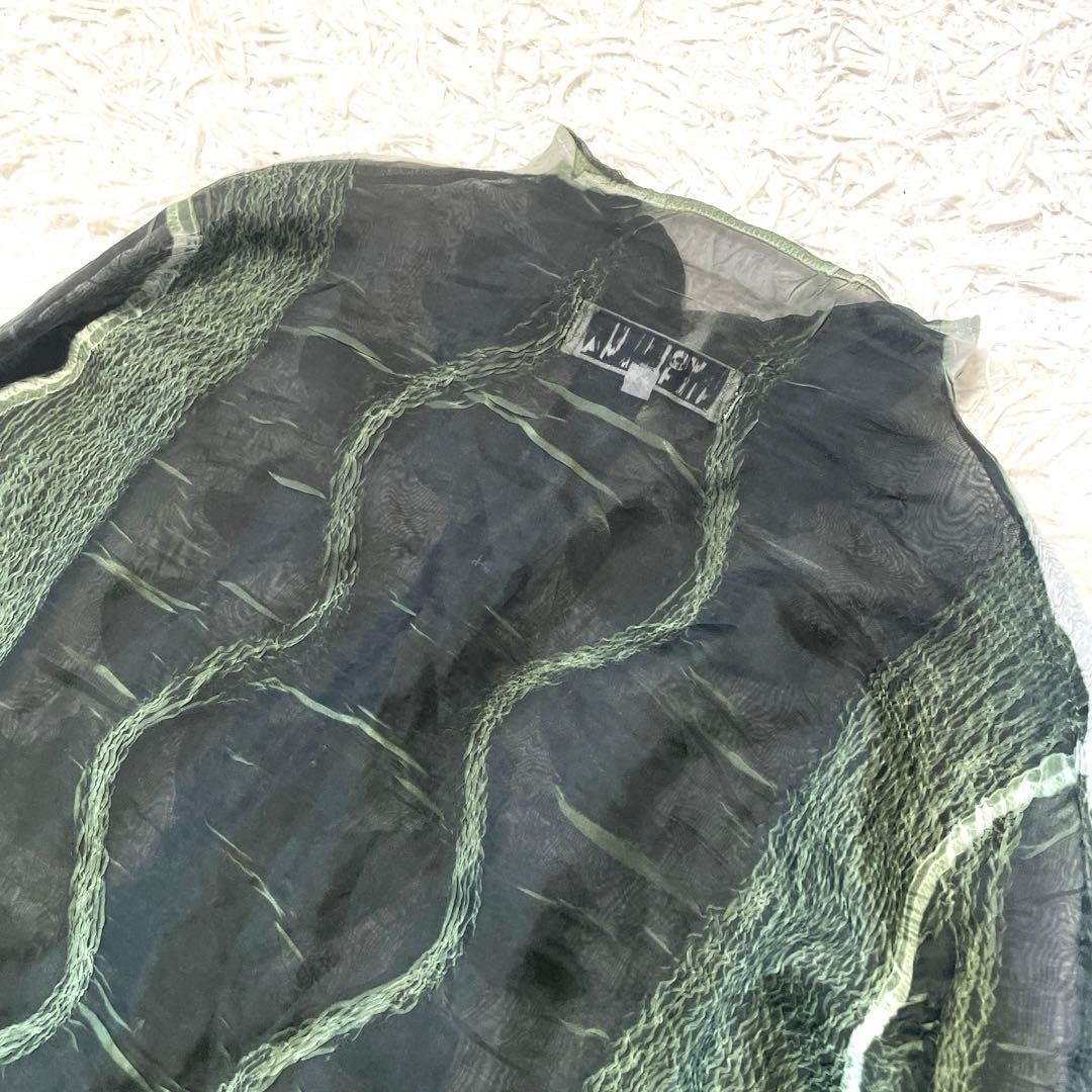 ヨシキヒシヌマ　シースルー長袖シャツ　3