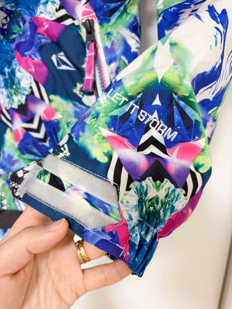 ボルコム Volcom スノボーウェア スキーウェア上下 レディース S ピンク