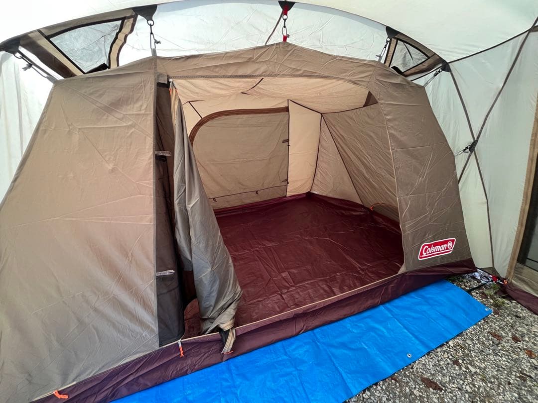 タフスクリーン2ルームハウスナチュラム限定カラーインナーマット、グランドシート付