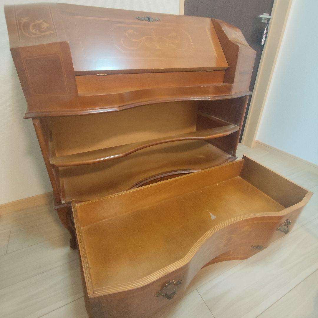 イタリア家具 タロッコ社 ライティングビューロ 象嵌 高級家具