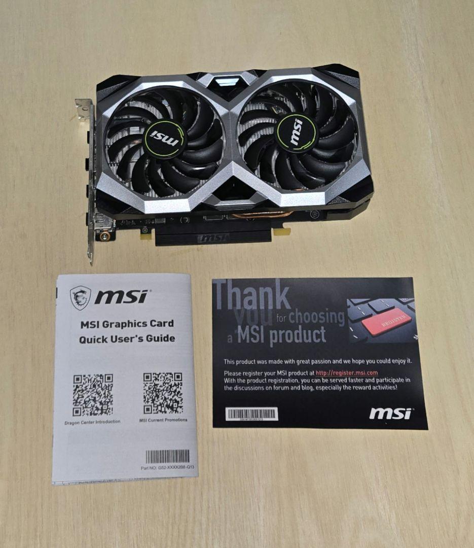 グラフィックボード・グラボ・ビデオカード GTX1660 super msi ventus XS