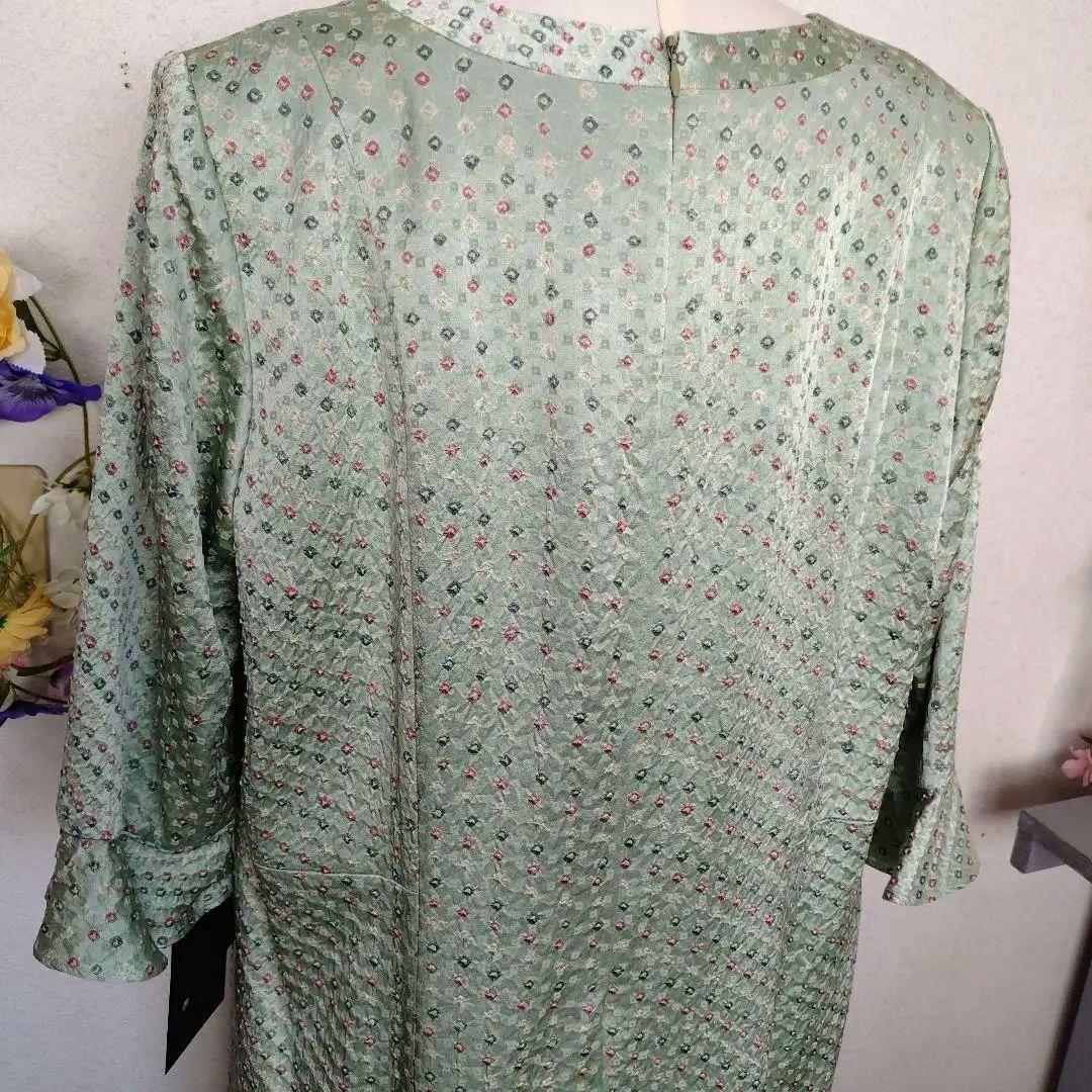 小*豆様 kiyoko koga 絹のお仕立て七分袖ワンピース