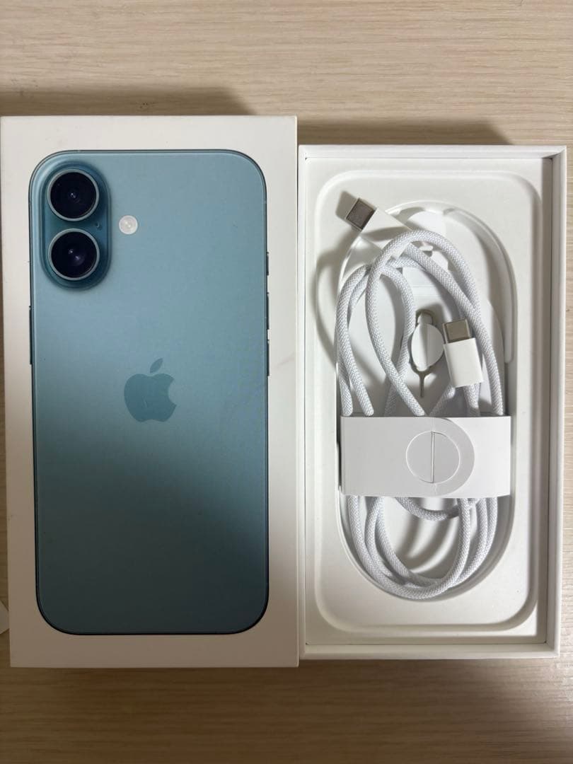 iPhone16 ティール 128GB ジャンク