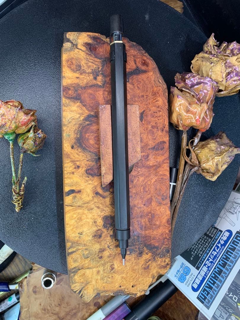 初心者グラフ1000フォープロPG1005青黒檀6角0.5mmヘッド青黒檀