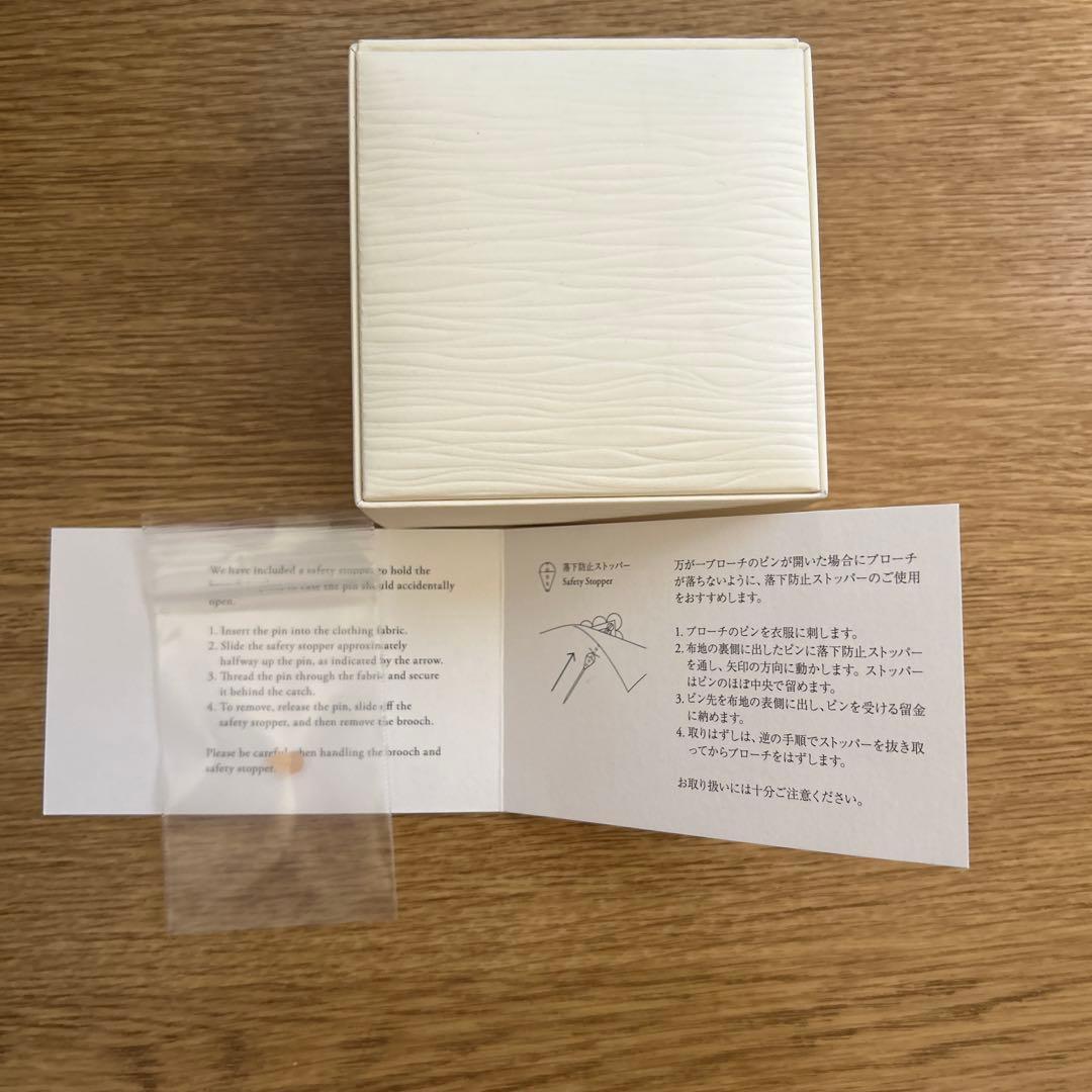 MIKIMOTO ミキモト　真珠　パール　ブローチ シルバー 3珠　花