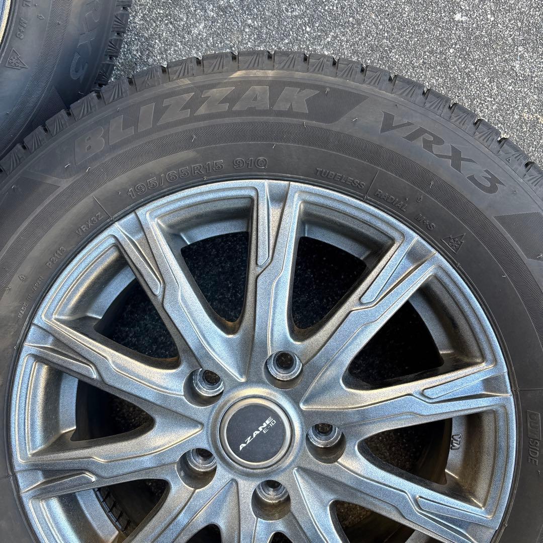 ブリヂストン 195/65R15 ホイールセット