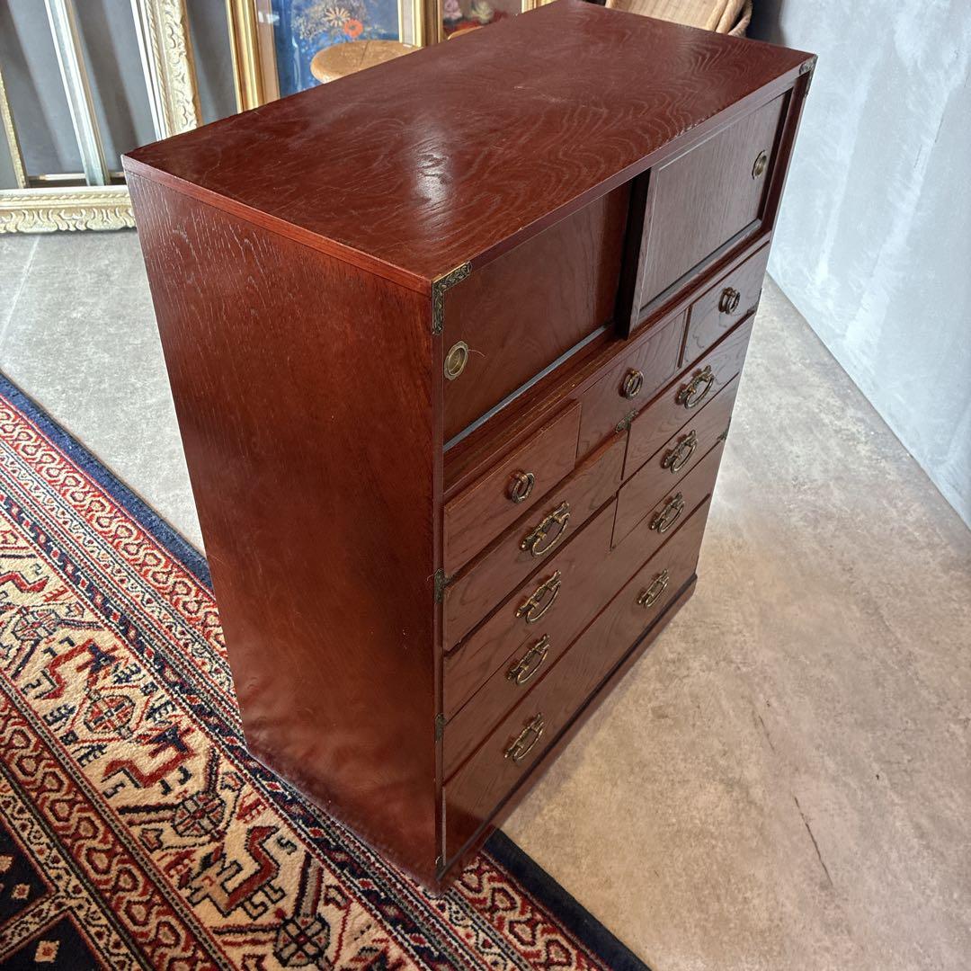 美品　小箪笥　民芸箪笥　7段　レトロ