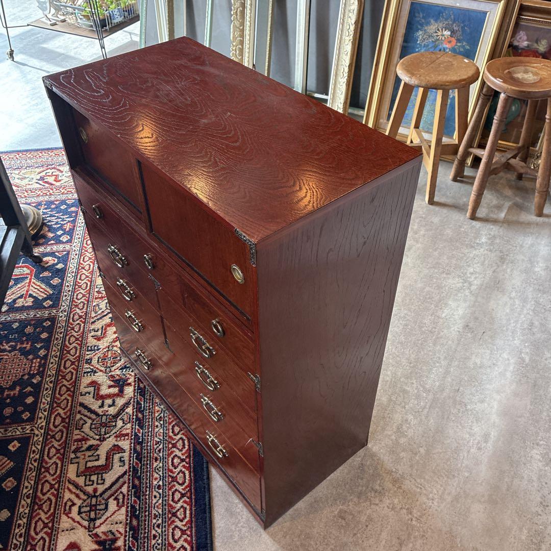 美品　小箪笥　民芸箪笥　7段　レトロ