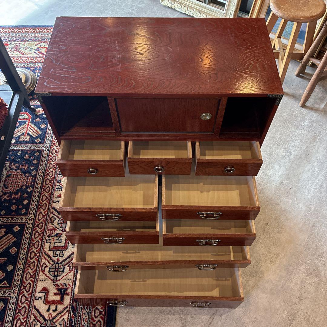 美品　小箪笥　民芸箪笥　7段　レトロ