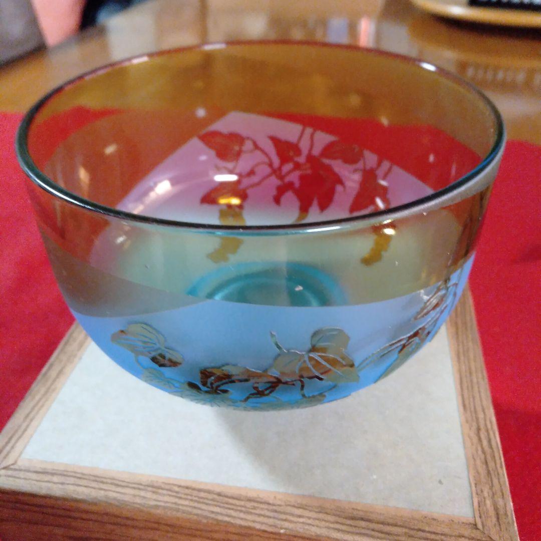 硝子抹茶茶盌