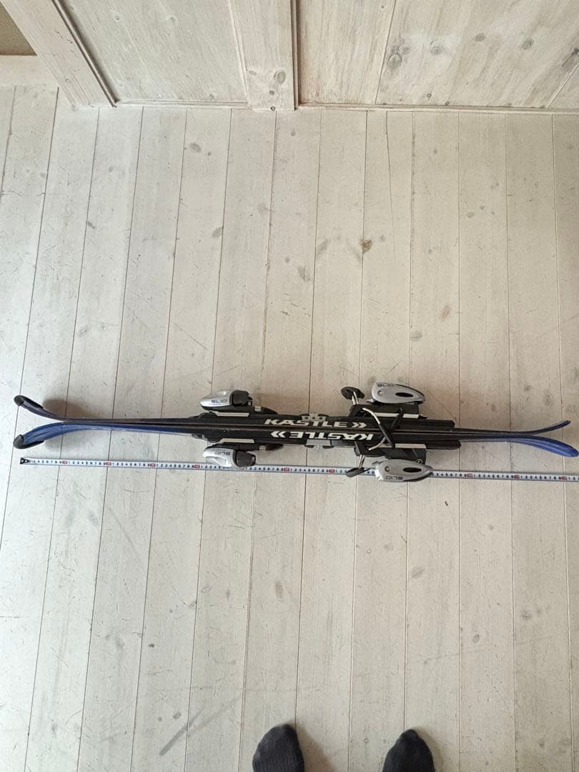 ジュニアスキーセット　板とブーツ　子ども用　キッズ用　ビンディングセット