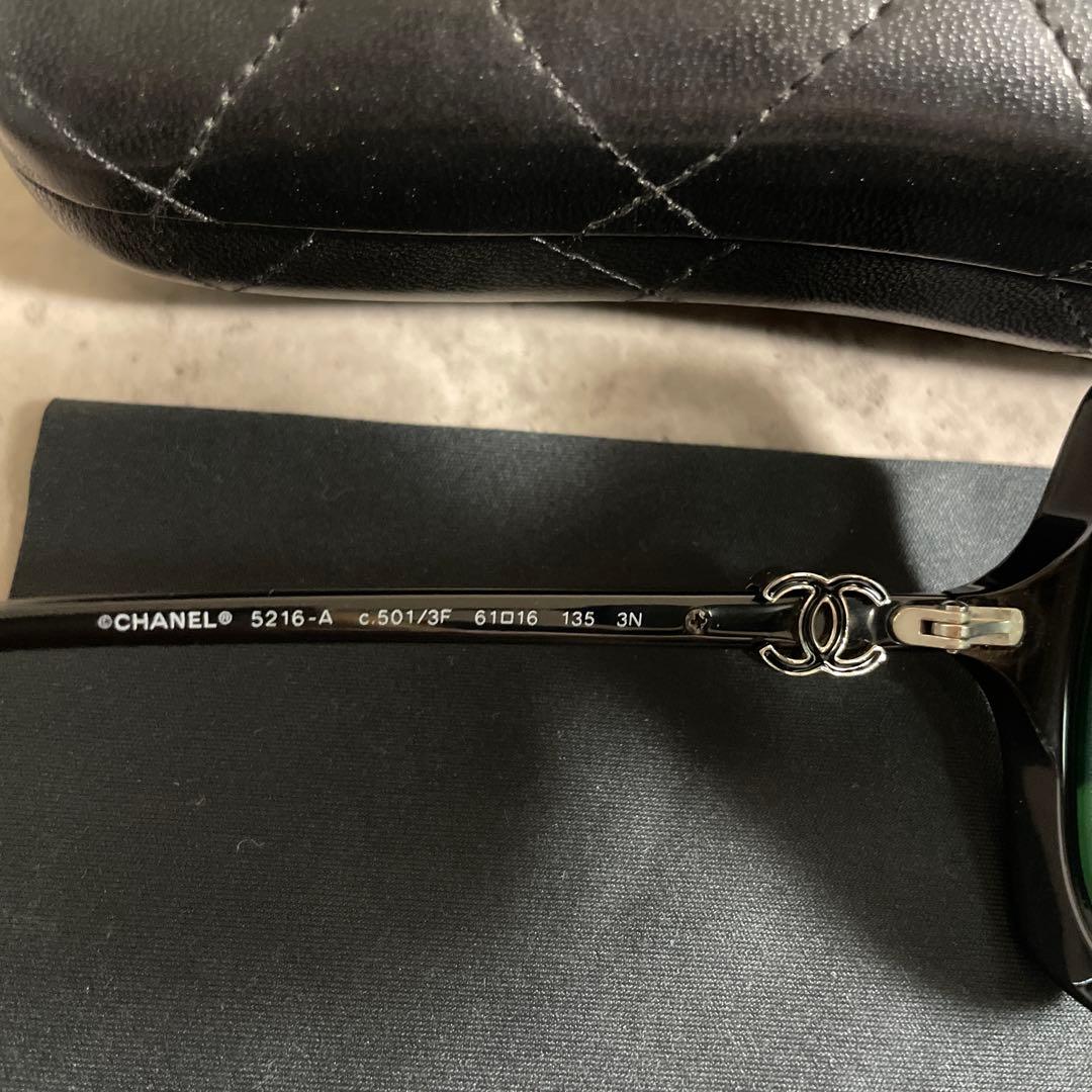 CHANEL サングラス 5216-A ブラック ココマーク 浜崎あゆみ着用