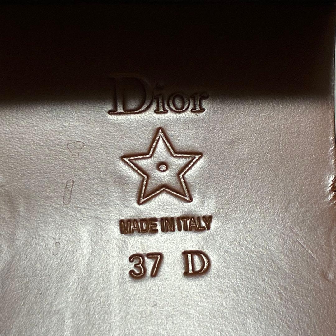 【美品】Dior 本革 バイカーブーツ 37〈定価168,000円〉