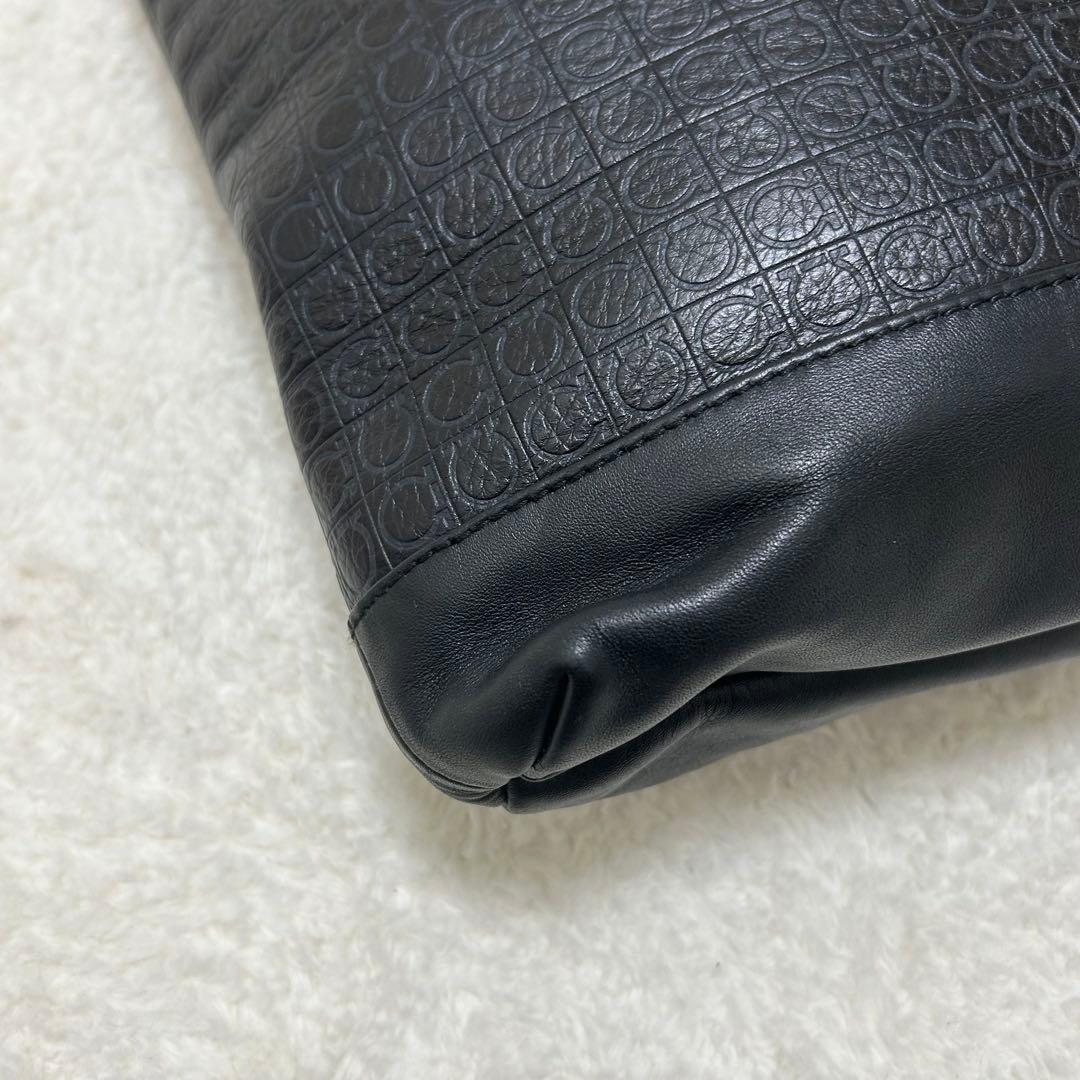 【美品】サルバトーレフェラガモ 2way トートバッグ ビジネスバッグ レザー