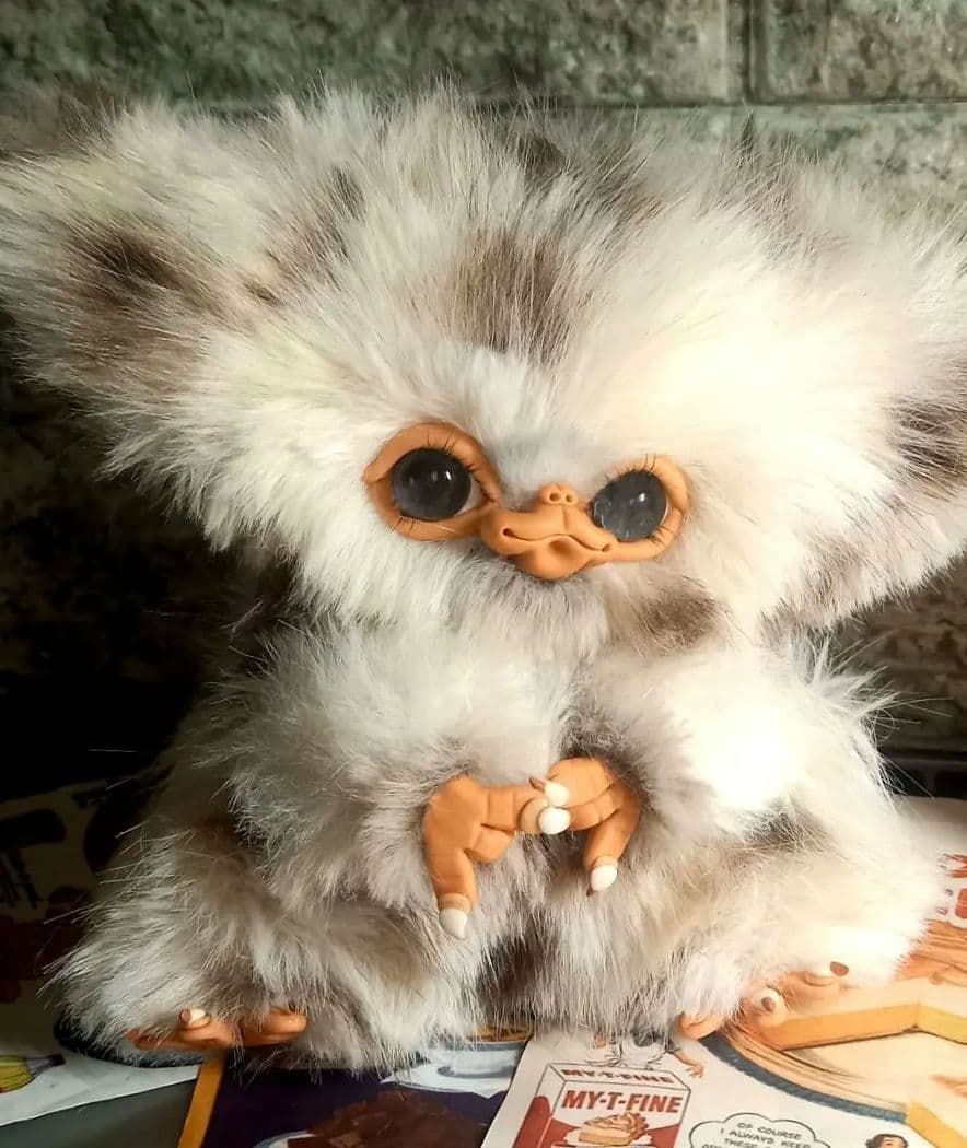 ハンドメイド・可動Big長毛ベビさんのお人形・アートドール・ぬいぐるみ・創作