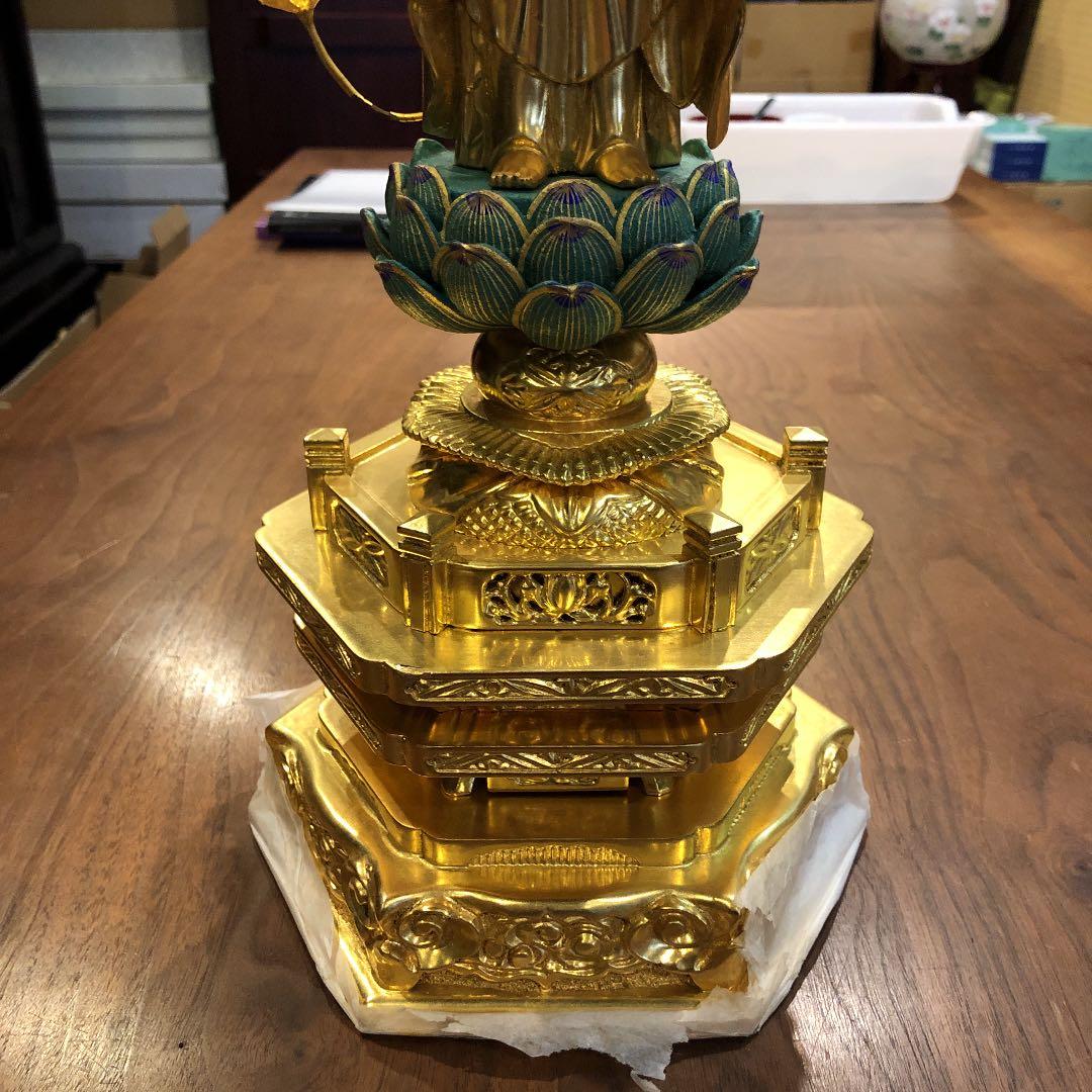 東立弥陀　木像