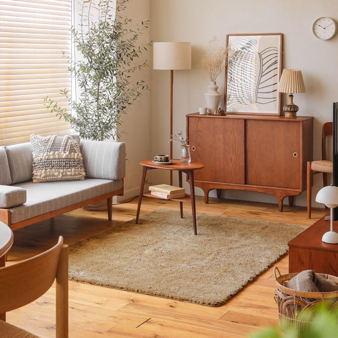 【新品未使用】Re:CENO ラグマット LUCE ベージュ 90x140cm