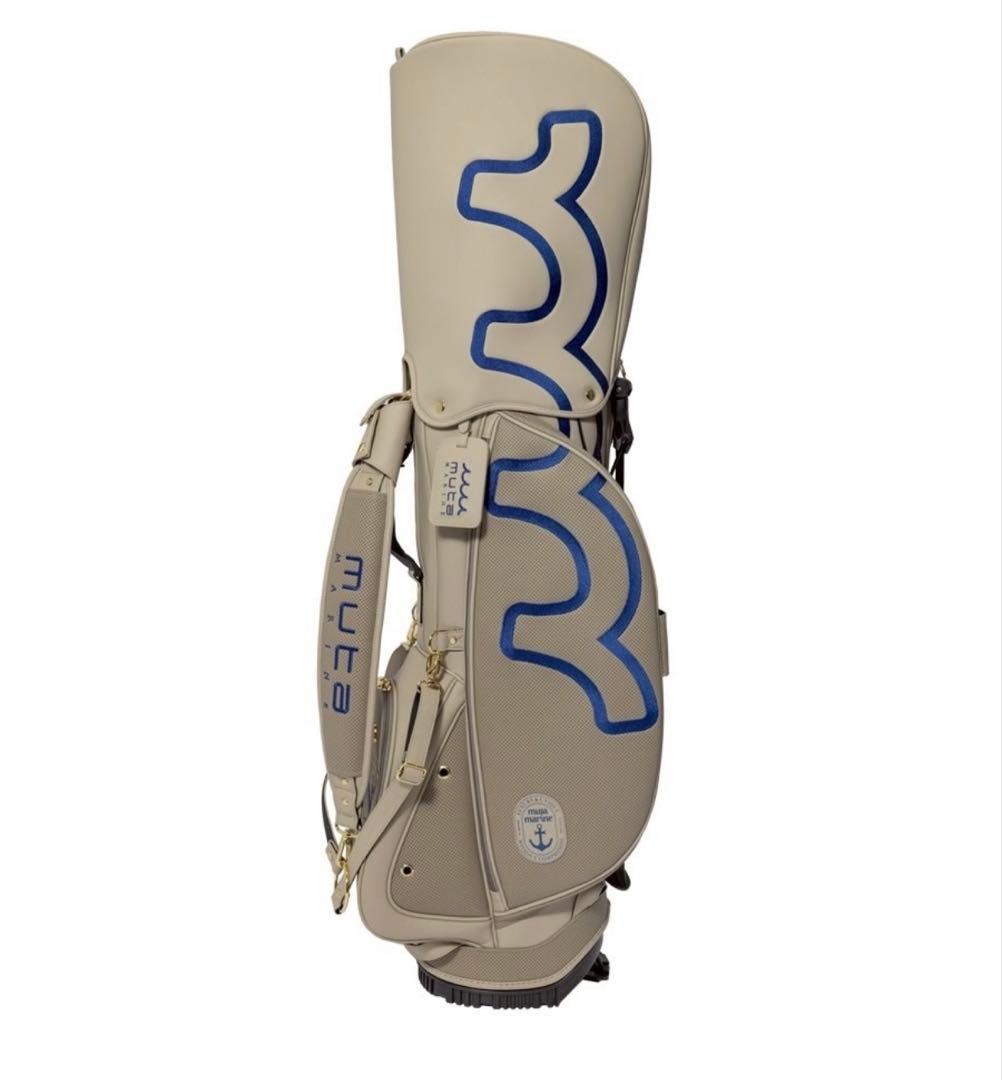 muta 2026福袋　キャディバッグ　ヘッドカバー付き【ベージュ】